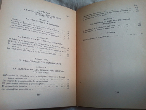 Psicología De La Inteligencia De J. Piaget (1975) (Usado)