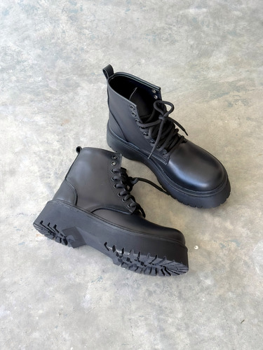 Borcegos Mujer Cuero Suela Goma Urbanos Botas Moda Brooklyn