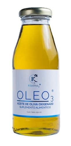 Oleo3 Aceite Oliva Ozonizado O3 Energizante Natural 250ml