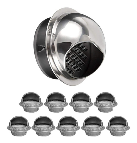 Lux Sany Set 10 Tapas Campana Extractor Aire Acero 4 Inches