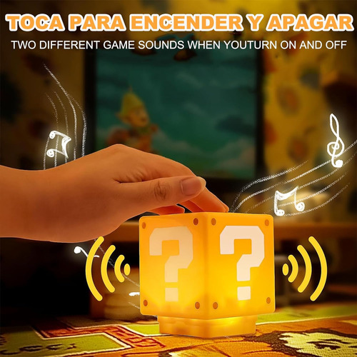 Lampara De Noche Decoracion Recamara Efectos De Sonido Juego