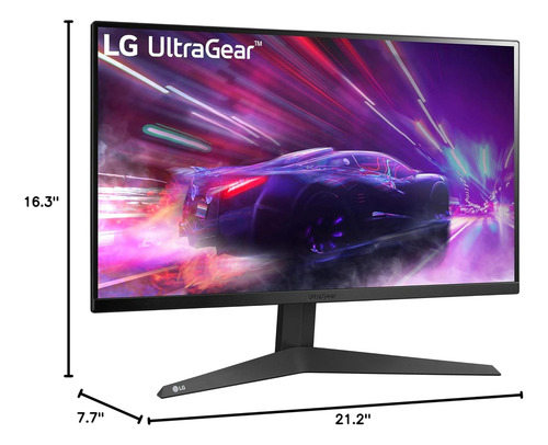 Monitor Gaming LG 24gq50f-b, 23.8 Va, Fhd, 165hz, 1ms Sync