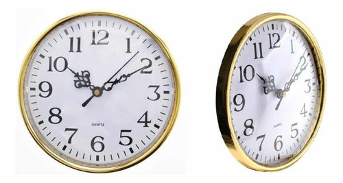 10 Máquinas Relojes Insertos 16cm Para Artesanías En Madera 