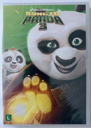 Dvd Kung Fu Panda 1, 2 E 3 - Lacrado E Original.