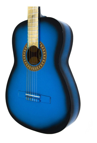 Guitarra Acústica Clásica Cuerdas De Nylon Cl1-azul 