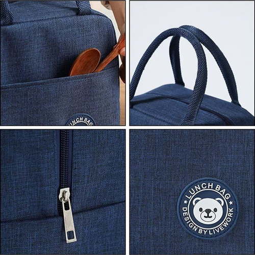 Bolsa Térmica Lanche Marmita Portátil Lancheira Marmiteira