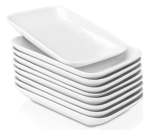 24 Travessa Bandeja Retangular Melamina Servir Buffet 22cm