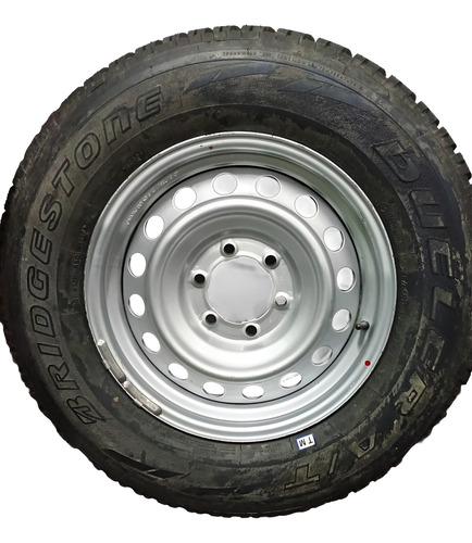 Llanta Rueda Auxilio Toyota Hilux Srv Bridgestone Dueler 17 Plateado