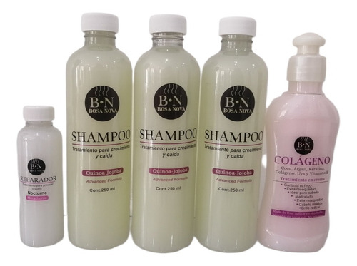 Crecer Fortalecer 3 Shampoo 250 Ml + Colageno + Reparador