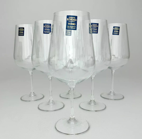 Conjunto 6 Taças Premium Cristal Vinho Grand Sommelier 850ml Com Saca Rolha Bohemia