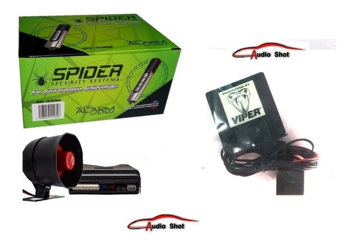 Alarma Spider Sr-3300 Con Led Viper 
