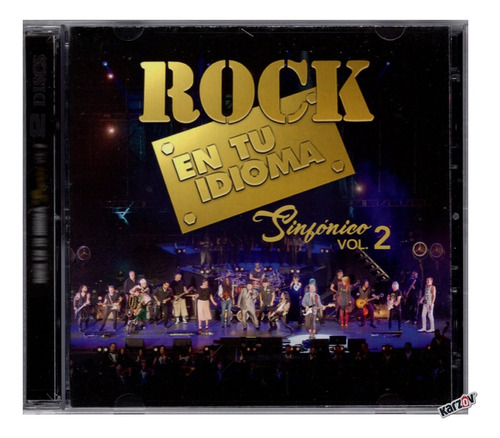 Rock En Tu Idioma Sinfonico Volumen 2 Dos - Disco Cd + Dvd