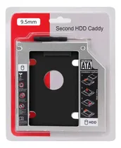 Comprar Caddy 2nd Disco Duro Hdd Ssd Sata Cd Dvd-rom 12.7mm Y 9.5mm