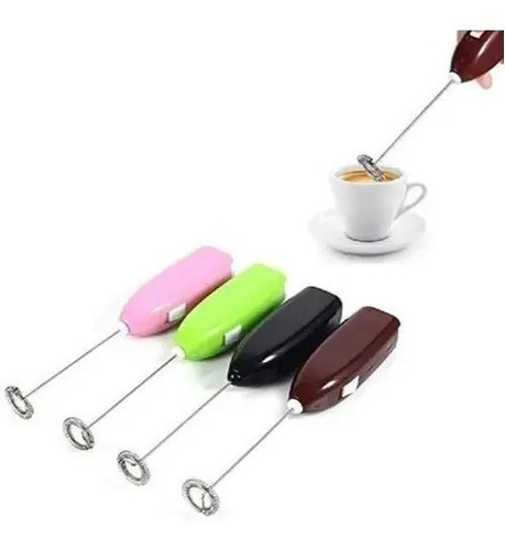 Imagen 1 de 2 de Batidor Electrico De Cafe Leche Espuma Tragos Cremas A Pilas