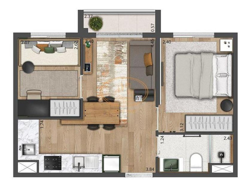 Apartamento Com 2 Dormitório(s) Localizado(a) No Bairro Moema Em São Paulo / São Paulo - 16488:926158