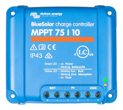 Controlador Carga Solar Victron Bluesolar Mppt 10a 12/24v 