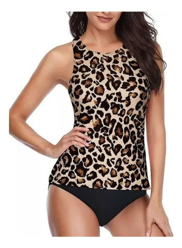 Tankini Femenino Conjunto Traje De Baño Traje De Baño