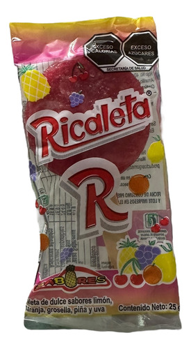 Ricaleta Mexicana Grosella 25gr