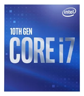Processador gamer Intel Core i7-10700 BX8070110700 de 8 núcleos e 4.8GHz de frequência com gráfica integrada