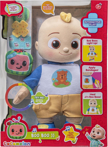 Peluche Cocomelon Boo Boo Muñeco Interactivo Luz Y Sonido