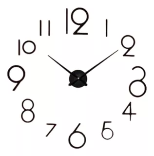 Reloj De Pared - Deco - Mod 9 - 75 X 75 Cm En Madera