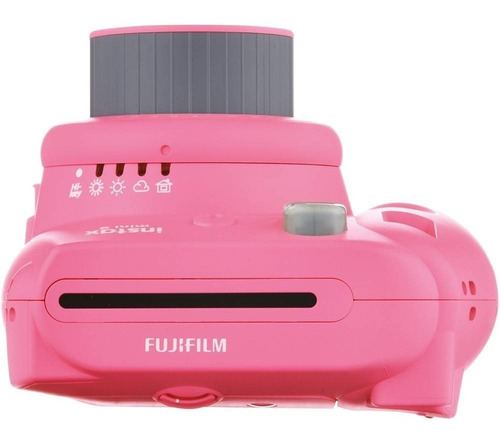 Câmera Instantânea Instax Mini 9 C/ 6 Filtros - Rosa Flaming