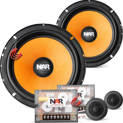 Kit 2 Vias Nar Audio Kevlar 650 Cs3 (6,5 Pol.-120w Rms) Full