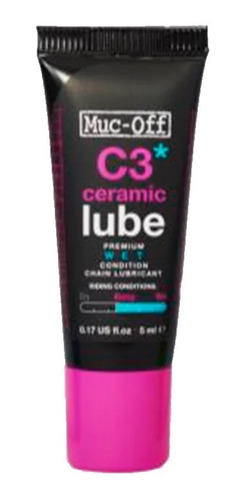 Lubricante Cadena Bicicleta C3 Ceramic Wet Lube 5ml Muc-off