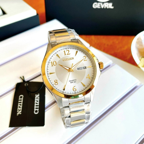 Imagen 8 de 8 de Citizen Quartz Gents Silver Dial Bf2005-54a ....... Dcmstore