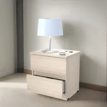 Comprar Velador Moderno Pierina Arena 2 Cajones