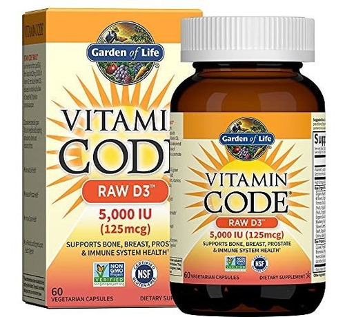 Garden Of Life Vitamina D, Vitamina Code Raw D3, Vitamina D