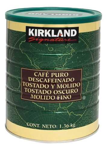 Kirkland Café Molido Colombiano Descafeinado  1.36kg
