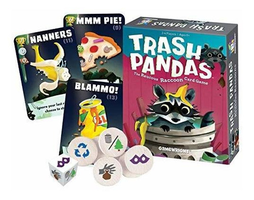 Gamewright Papelera Pandas - El Estridente Mapache Juego De 