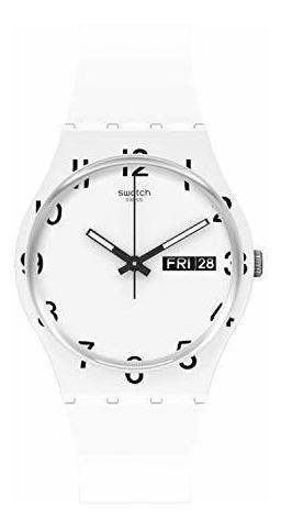 Reloj Swatch Unisex Gw716 De Cuarzo Con Correa De Silicona