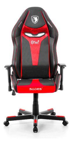 Silla Gamer Reclinable Sades Orion Negro-rojo