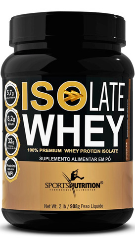 Whey Isolado - Isolate Whey 908g - Sports Nutrition Sabor Chocolate