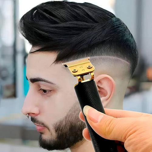 Maquina De Acabamento Cabelo E Barba Sem Fio Kemei Km 1971a