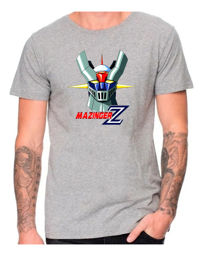 Remera Mazinger Z Cabeza 849 Dtg Minos