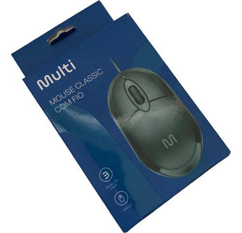 Mouse Multilaser Office MO300 preto