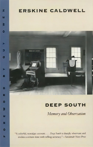Deep South, De Erskine Caldwell. Editorial University Georgia Press, Tapa Blanda En Inglés