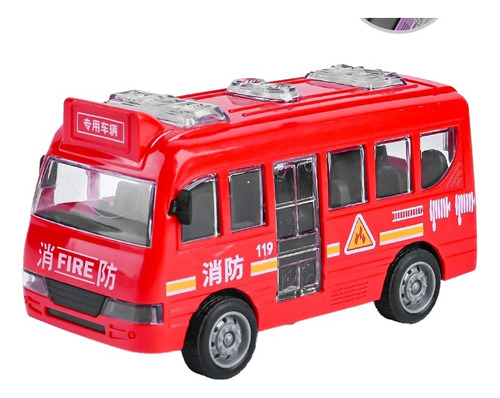 Juguetes Modelo Inertia Toy Car Fire Bus