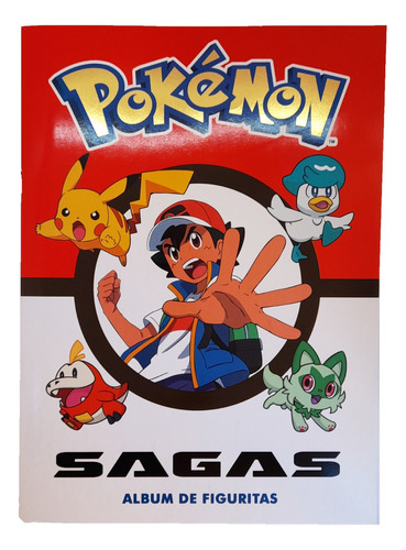 Figuritas Pokémon Sagas 2023 - Álbum Nuevo, Original