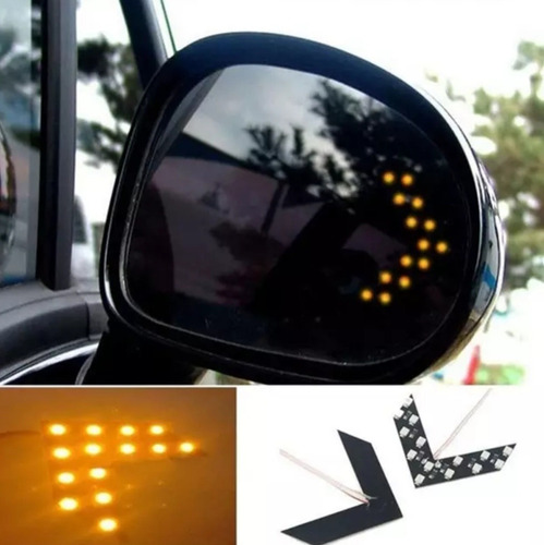 Luz Led Para Auto Direcciónal Espejo Retrovisor Lateral