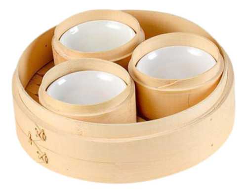 Cesta De Bambú Para Cocinar Al , Para Hacer Albóndigas, Al