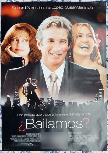 Bailamos Richard Gere Jennifer Lopez Poster Cine Original 