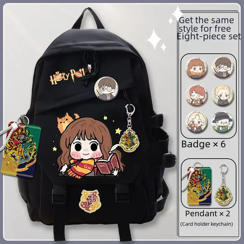 Mochila Harry Potter Hogwarts School Blanca