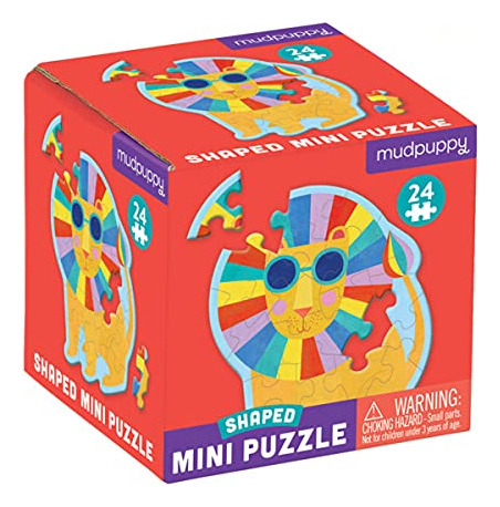 Mudpuppy Cat Donut Shaped Mini Puzzle, 24 Piezas, 6 X 5024d