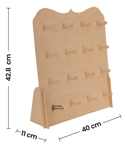 Mylin Base Para Donas De Madera 42x39.5x11cm 1pz