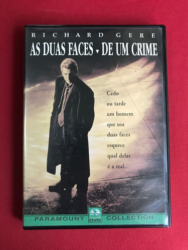 Dvd - As Duas Faces De Um Crime - Richard Gere - Seminovo (Usado)