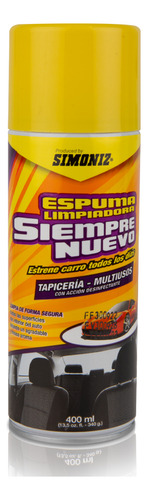 Espuma Limpiadora Simoniz Siempre Nuevo Tapicería Multiuso 4